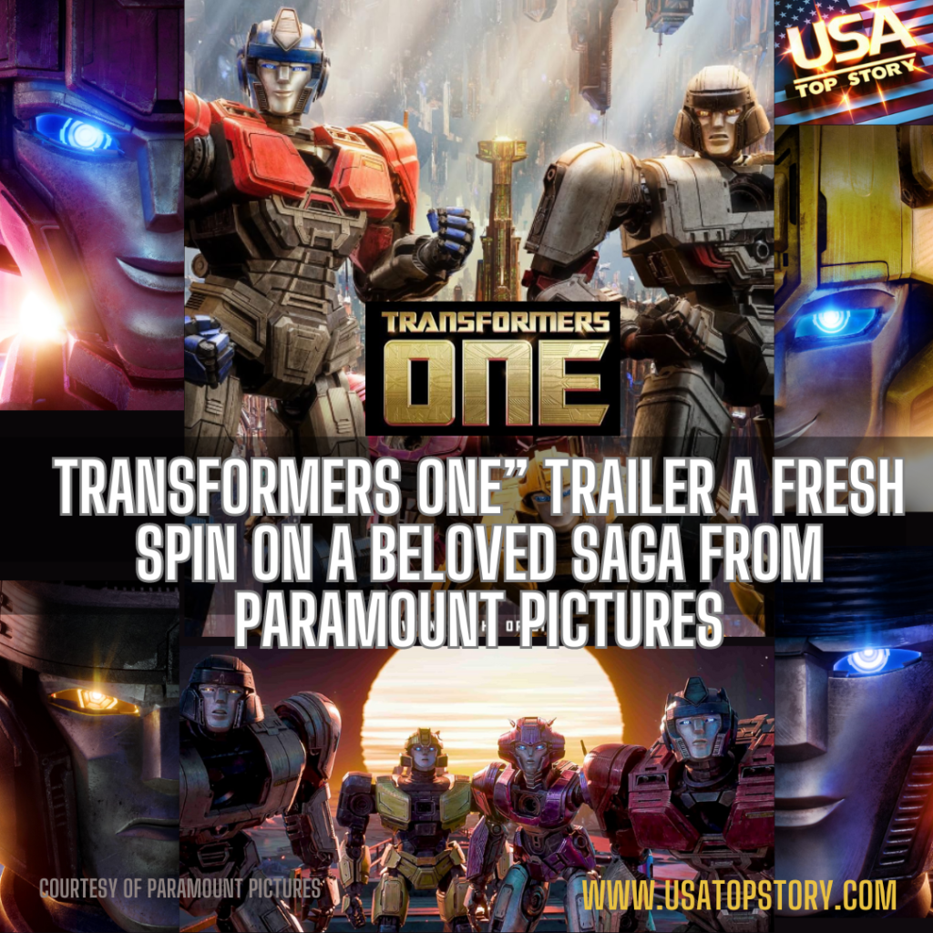 transformers one film trailer review paramount pictures 2024